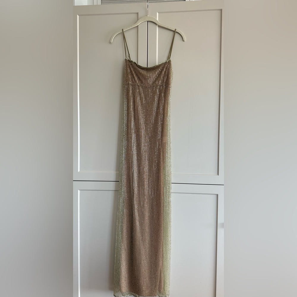 House of CB Strapless Gold Dress - Picture 5 of 15